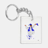 四角（両面）キーチェーンエブゾーン キーホルダー (正面左)