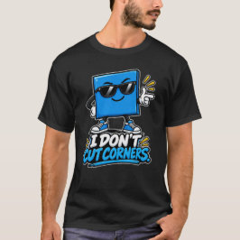 四角 - 隅を切るのは私じゃない Tシャツ