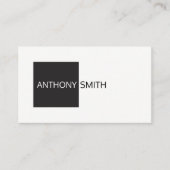 四角（黒） 名刺 (正面)