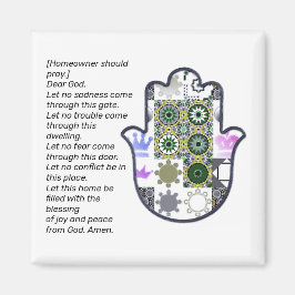 四角Khamsaハンドマグネット1の所有者 マグネット