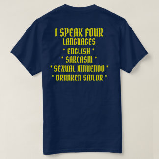 四話言語 Tシャツ