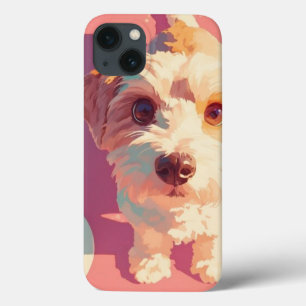 四足の幸せは可愛い犬 iPhone 13ケース