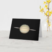 四足土星ムーントランジット カード (黄色い花)