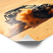 四輪駆動サンドレーシングカー フォトプリント            (角)