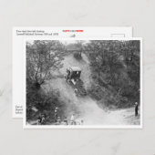 四輪駆動ヒル登山 ポストカード (正面/裏面)