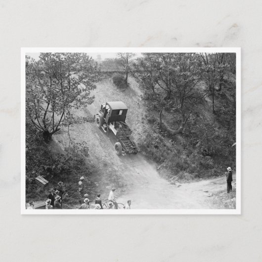 四輪駆動ヒル登山 ポストカード (正面)