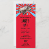 四輪駆動 招待状 (正面)