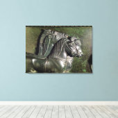 四辺形の馬の頭 キャンバスプリント (インサイチュ (ウッドフロア))