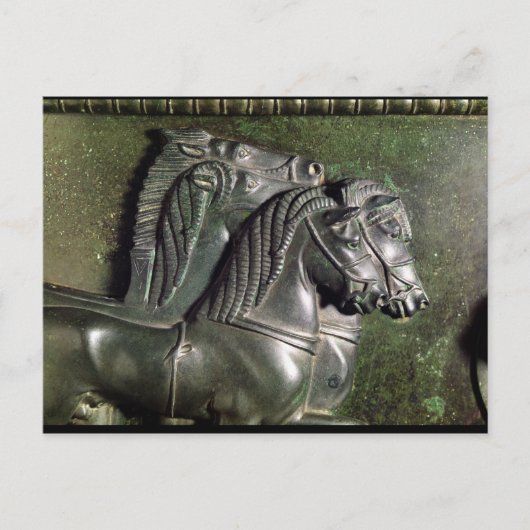 四辺形の馬の頭 ポストカード (正面)