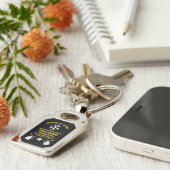 四辺形誕生日 キーホルダー (側面)