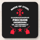 四辺形誕生日 コースター (正面)