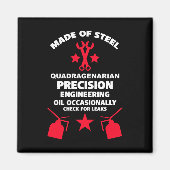 四辺形誕生日 マグネット (正面)