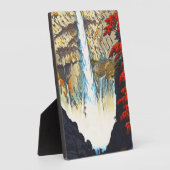 四郎笠松華厳の滝の日光ハンガ フォトプラーク (側面)