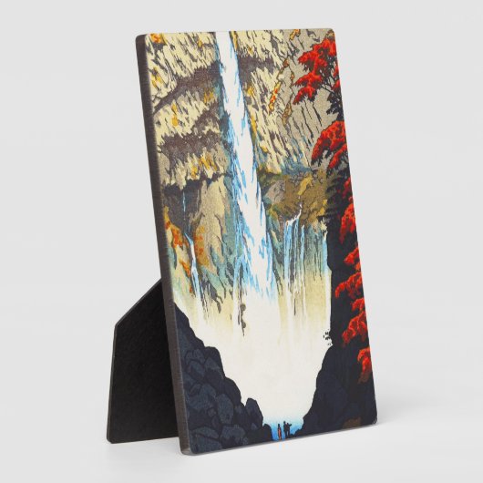 四郎笠松華厳の滝の日光ハンガ フォトプラーク (側面)