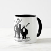 四重奏が歌を歌っている マグカップ (正面右)