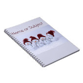 四重奏の雪だるま ノートブック (右側)