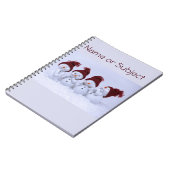 四重奏の雪だるま ノートブック (左側)