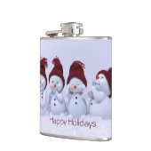 四重奏の雪だるま フラスク (左)