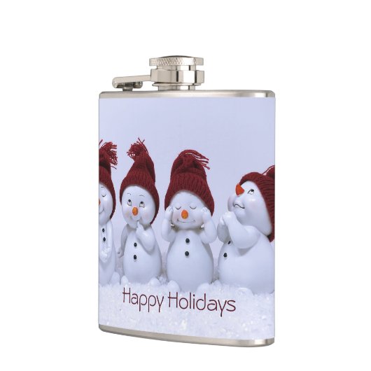 四重奏の雪だるま フラスク (左)