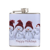 四重奏の雪だるま フラスク (正面)