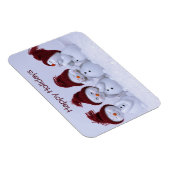 四重奏の雪だるま マグネット (右側)