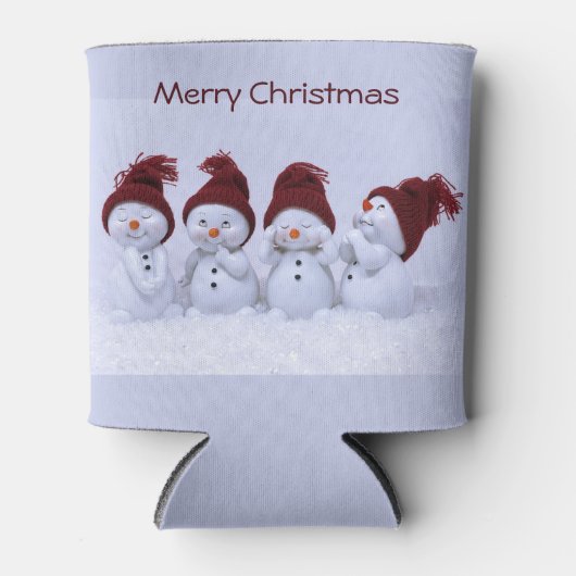 四重奏の雪だるま 缶クーラー (正面)