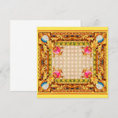 四隅バロック 招待状 (正面/裏面)