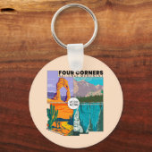 四隅国記念公園 キーホルダー (正面)