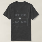 四隅2 Tシャツ (デザイン正面)