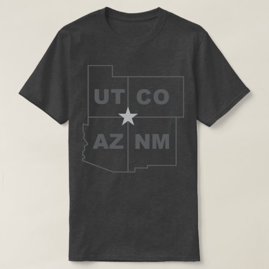 四隅2 Tシャツ (デザイン正面)