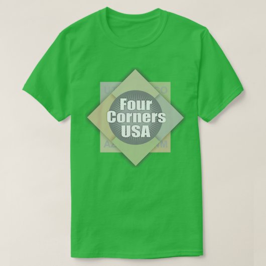 四隅 Tシャツ (デザイン正面)