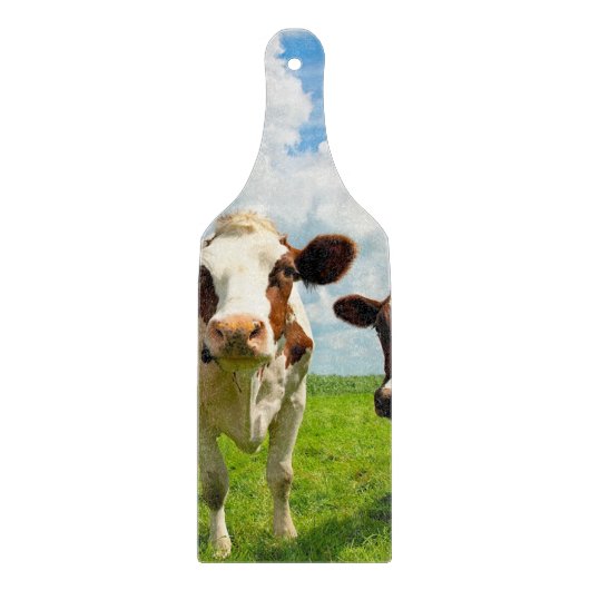 四頭の牛 カッティングボード (正面)