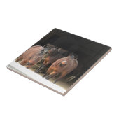 四頭の馬 タイル (側面)