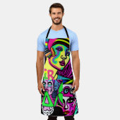 四食動物 エプロン (着用した状態)