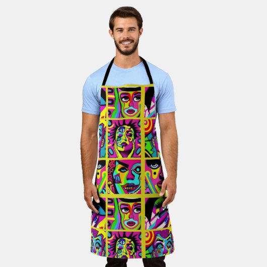 四食動物 エプロン (着用した状態)