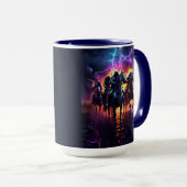 四騎兵未来芸術 マグカップ (正面右)