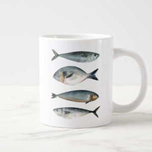 四魚群 ジャンボコーヒーマグカップ