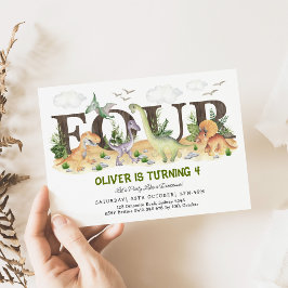 四 | Boy Diolations 4th Birthdayパーティー 招待状