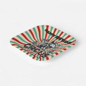 回お洒落路日が差すこと子供の誕生日パーティー ペーパープレート (傾斜あり)