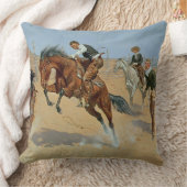 回して下さい彼を緩い、ビル、c.1893 (キャンバスの油) クッション (ブランケット)