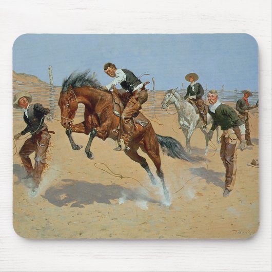 回して下さい彼を緩い、ビル、c.1893 (キャンバスの油) マウスパッド (正面)