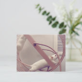 回し車のマウス ポストカード (スタンド正面)