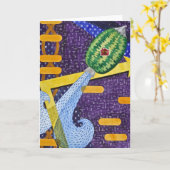 回り道 カード (黄色い花)