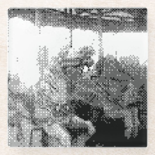 回メリーる ガラスコースター (正面)