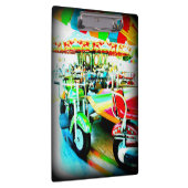 回メリー車のバイクをカーニバルで走る クリップボード (右)