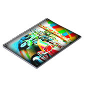 回メリー車のバイクをカーニバルで走る ノートブック (左側)