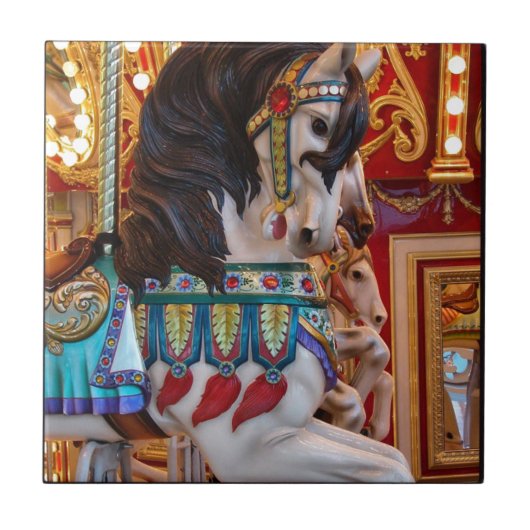 回メリー馬 タイル (正面)