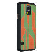 回モダン路I CarvedメープルGalaxy S5スリムケース (右)
