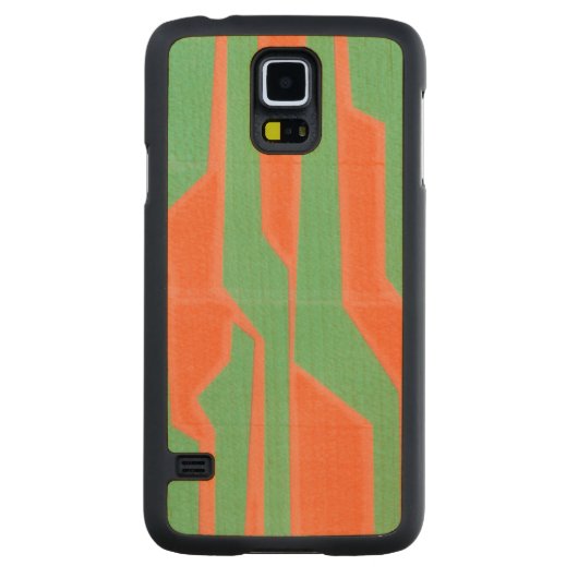 回モダン路I CarvedメープルGalaxy S5スリムケース (裏面)