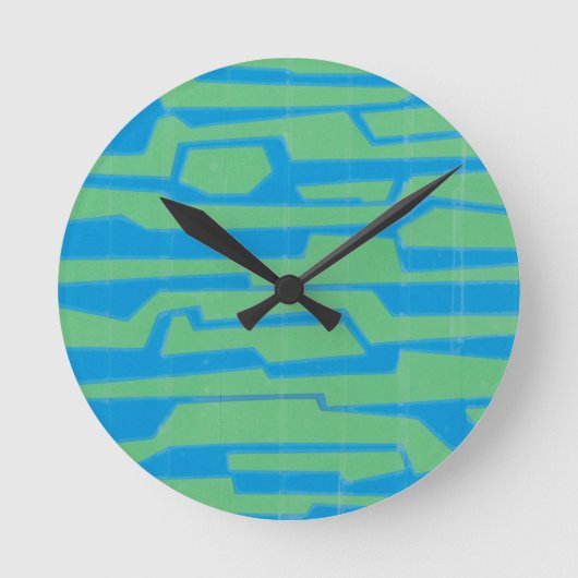 回モダン路V ラウンド壁時計 (正面)